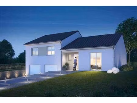 terrain avec maison neuve à vendre