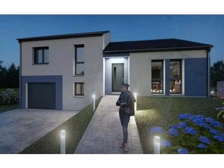 terrain avec maison neuve à vendre
