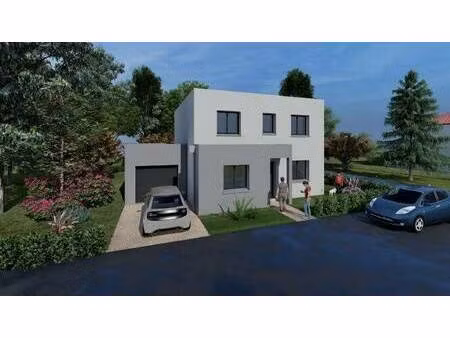 terrain avec maison neuve à vendre
