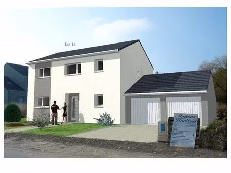 terrain avec maison neuve à vendre