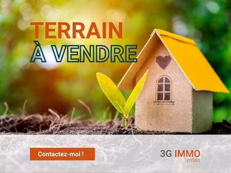 terrain constructible à vendre