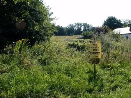 a vendre - parcelle de terrain en zone d'habitat - bonnert