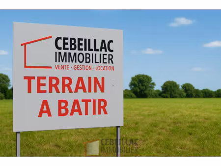 chauriat - terrain a batir 1285 m2