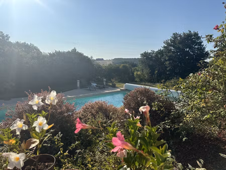 maison familiale avec parc piscine et grand garage