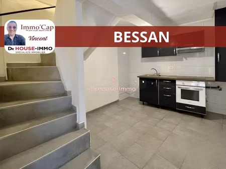 vente maison 3 pièces 32 m² à bessan (34550)  64 000 €
