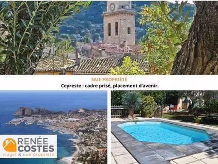 vente en nue propriété - f83-h81 ans - ceyreste (13600)