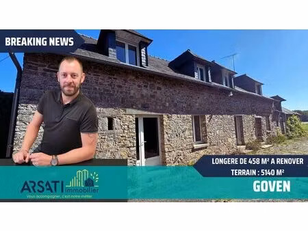 magnifique longère à rénover avec 5140 m² de terrain