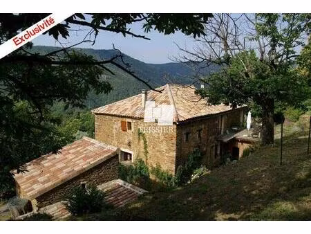 exclusivité  07260 st melany : maison en pierre indépendante