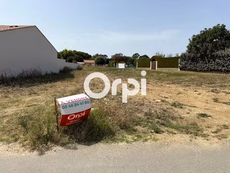 vente terrain à batir 394 m² à saint-laurent-de-la-pree (17450)  110 760 €