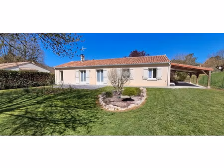 vente maison feuillade  100m² 4 pièces 187 000€ avec garage