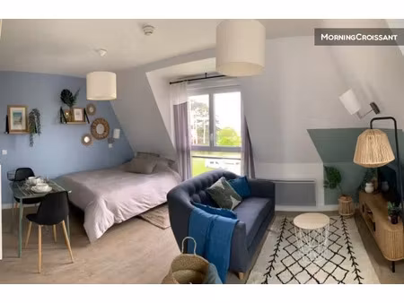 location meublée appartement 1 pièce 26 m² à pléneuf-val-andré (22370)  850 €