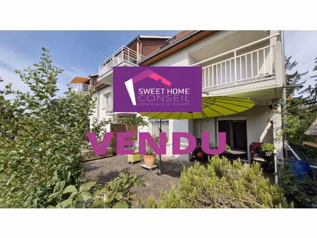 rixheim hyper centre superbe 3 pieces en rez de jardin