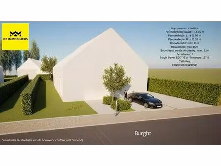 terrain à bâtir unique de 6a 54ca pour construction ouverte