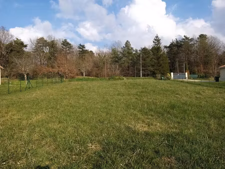 achat terrain 1 098m² sers 16410