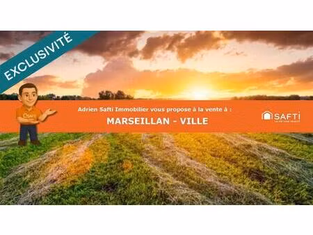 vente terrain 3315 m² marseillan (34340)