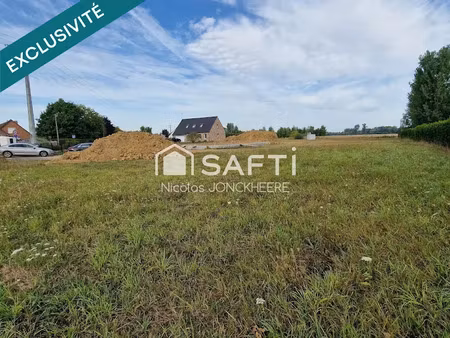 vente terrain 2111 m² à saint-venant (62350)  80 000 €