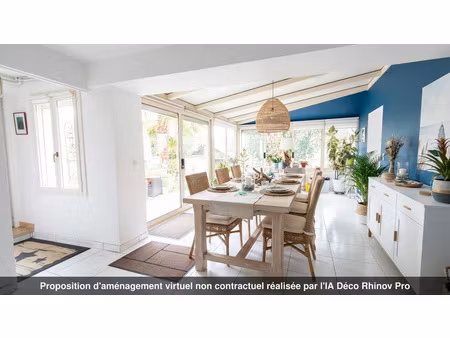 maison de charme rénovée 128 m² – alizay – deux grands garages camping-car & jardin sud