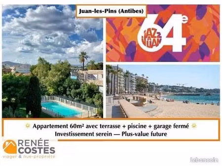 appartement en viager 2 pièces 60 m²