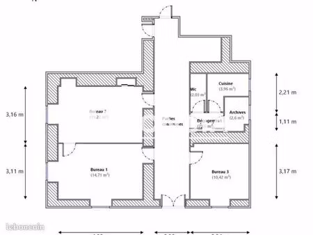 local commercial 52 m²