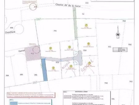 terrain 706 m² quincey