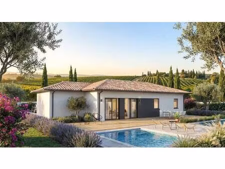 terrain avec maison neuve à vendre