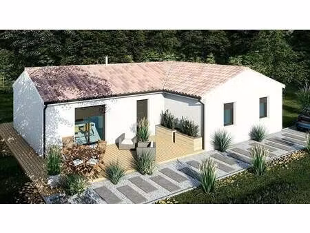 terrain avec maison neuve à vendre