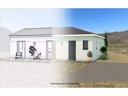 terrain avec maison neuve à vendre