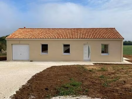 terrain avec maison neuve à vendre