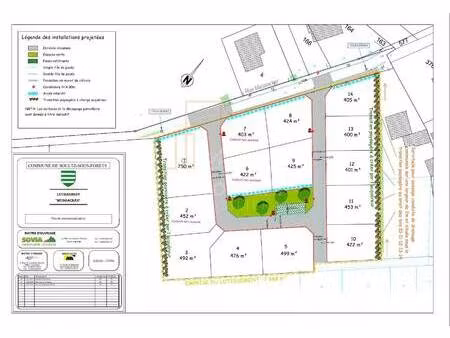 terrain constructible viabilisé à vendre
