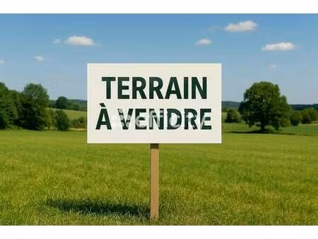 terrain constructible viabilisé à vendre