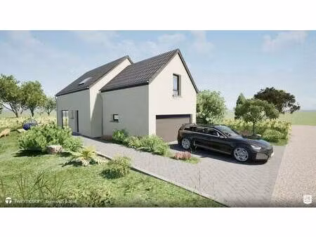 terrain avec maison neuve à vendre