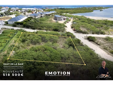 vente terrain 1620 m² à saint-martin (97150)  518 500 €