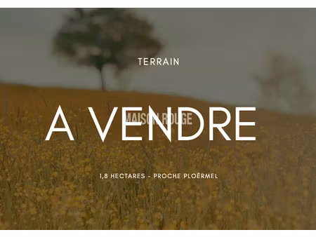 vente terrain 18000 m² à ploermel (56800)  534 786 €
