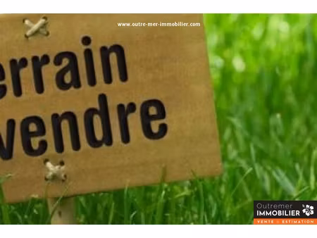 vente terrain 1392 m² à saint-denis (97400)  963 000 €