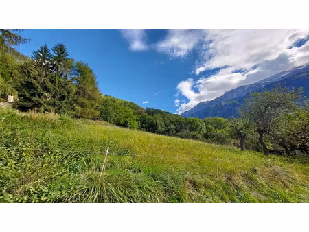 vente terrain à batir 2800 m² à vaujany (38114)  395 000 €