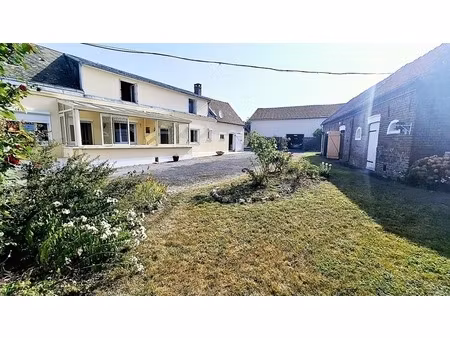 a vendre à levergie (02420)   longère habitable de plain pied  avec hangar  garage et dépe