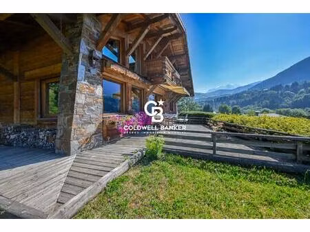 chalet 298 m²  4 chambres  1115 m² de terrain - megève