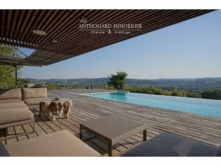 maison d’architecte  piscine sur 1.3ha