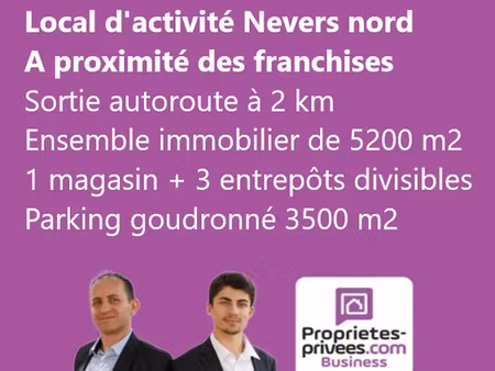 vente locaux professionnels 5000 m² à varennes-vauzelles (58640)  720 000 €