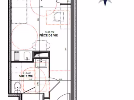 studio campus avec parking