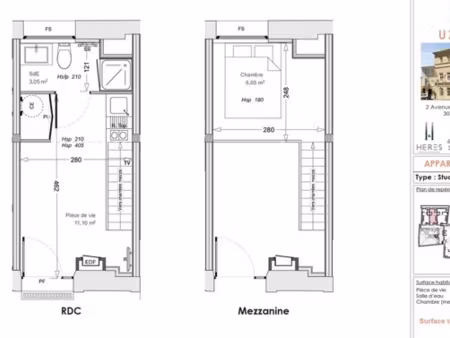 location appartement 1 pièce 21 m² à uzès (30700)  480 €