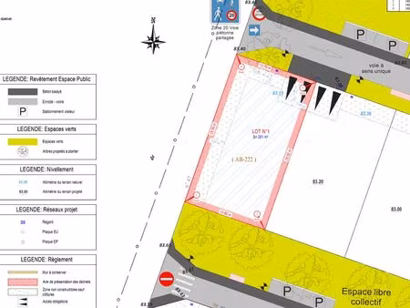 terrain viabilisé lot n°1