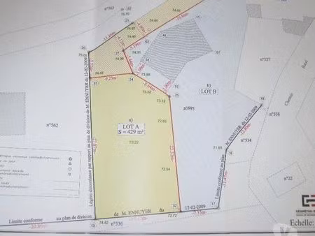 terrain à construire dans 1 écrin de verdure