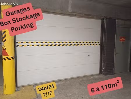 box de stockage / garage / place parking / cyclo /cyclomoteur / moto