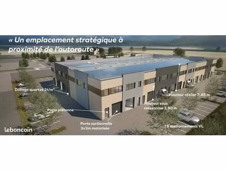 local d'activite 3312 m² le grand lemps