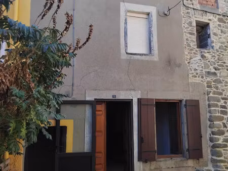 a vendre maison + remise à montlaur 11220
