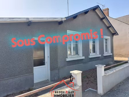 maison plain pied 2 chambres  jardin et garage