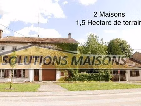 propriete sur un hectare et demi de terrain