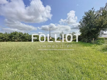 a vendre - terrain constructible - lengronne