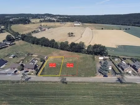 terrain constructible 10 76 ares à vendre à hastière